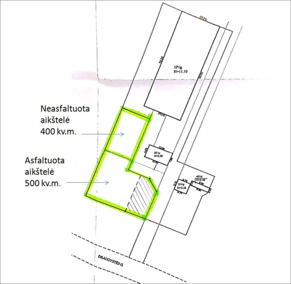 Nuomojamos kitos paskirties, paslaugų, prekybos, sandėliavimo patalpos Draugystės g., Dainava, Kauno m., Kauno m. sav., 900 m2 ploto 1