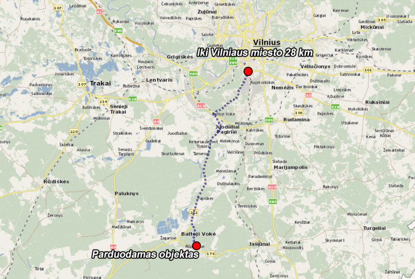 Parduodamas namas Juodupės g., Rūdninkų k., Šalčininkų r. sav., 182.97 m2 ploto, 1 aukštai 23