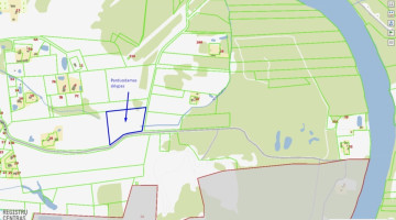 Parduodamas  sklypas Žaunieriškių k., Alytaus r. sav., 200 a ploto 2
