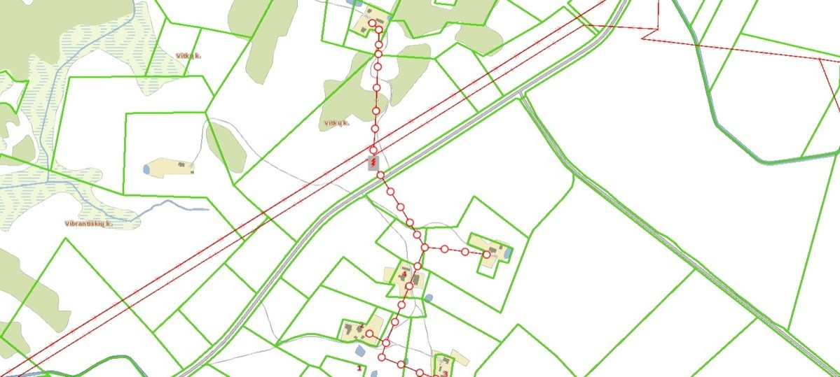Parduodamas kitos paskirties sklypas Sodų, Paberžės k., Vilniaus r. sav., 934.8 a ploto 2