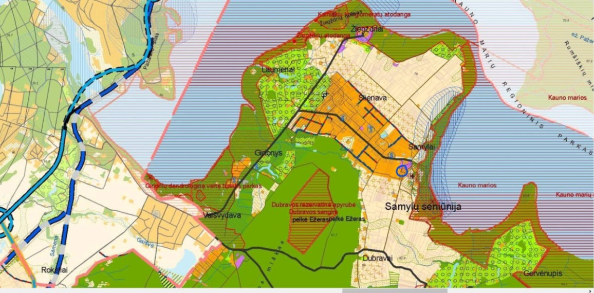 Parduodamas  sklypas Samylų k., Kauno r. sav., 9 a ploto 10
