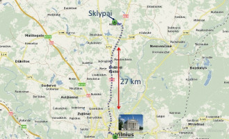 Parduodamas žemės ūkio paskirties sklypas Tarpučių k., Vilniaus r. sav., 95.5 a ploto 16
