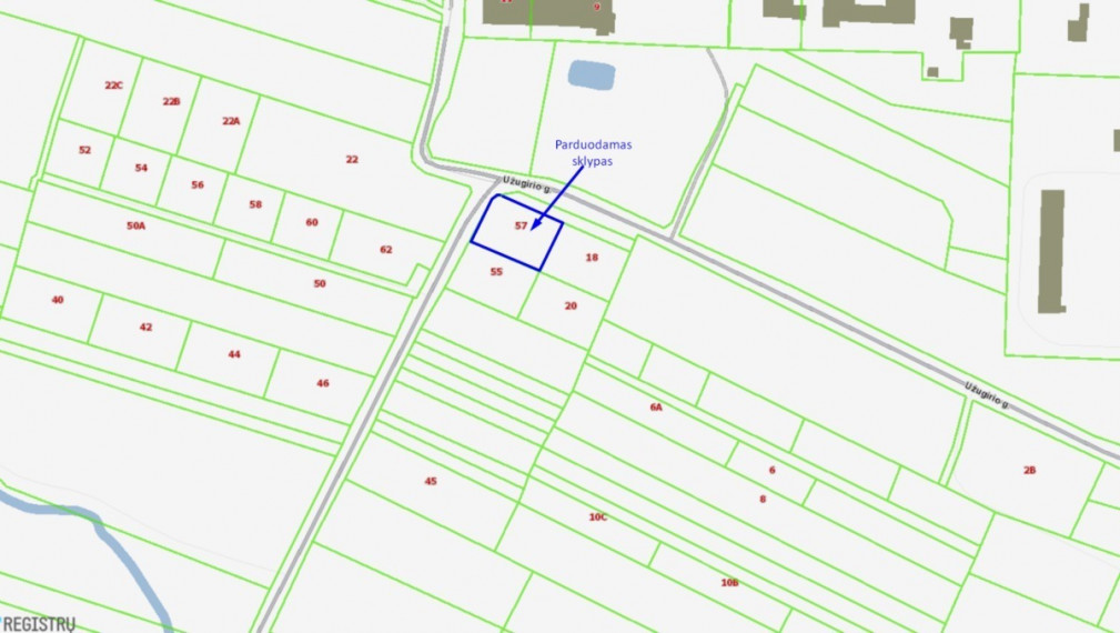 Parduodamas sklypas Dvarlaukio g., Neravų k., Druskininkų sav., 15.76 a ploto 1