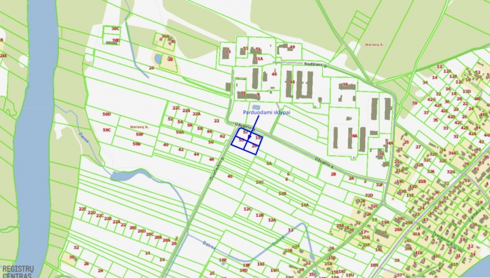Parduodamas sklypas Dvarlaukio g., Neravų k., Druskininkų sav., 15.76 a ploto 2
