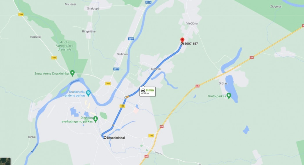 Parduodamas  sklypas Neravų g., Neravų k., Druskininkų sav., 13.4 a ploto 3
