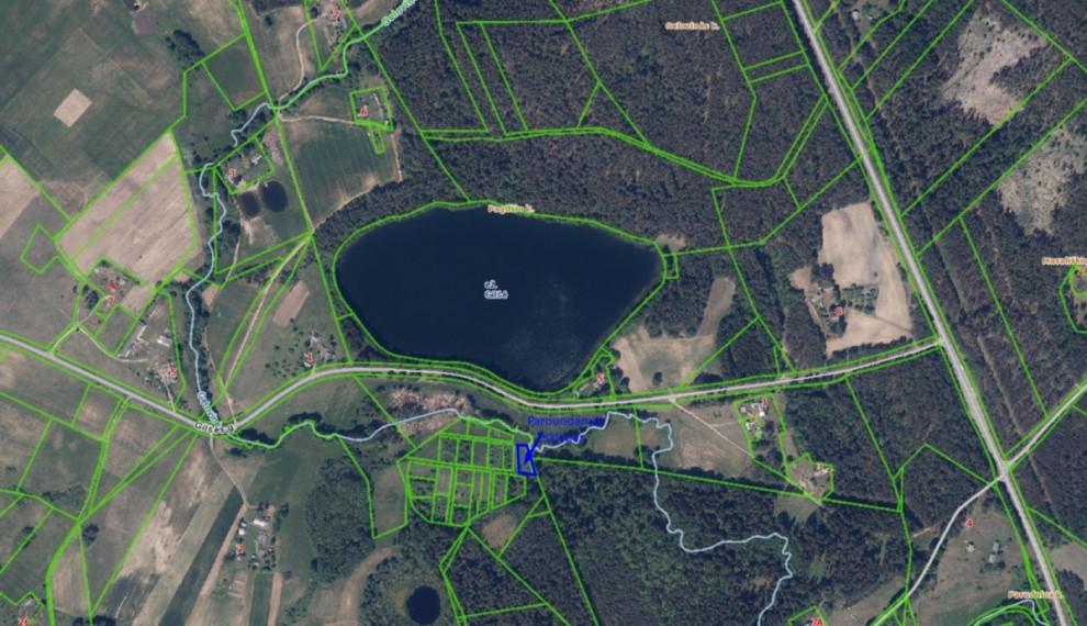 Parduodamas  sklypas Subartonių k., Varėnos r. sav., 8 a ploto 2