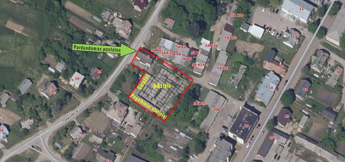 Parduodamos administracinės, kitos paskirties, maitinimo, paslaugų, prekybos patalpos Gegužės g., Lazdijų m., Lazdijų r. sav., 265 m2 ploto 23
