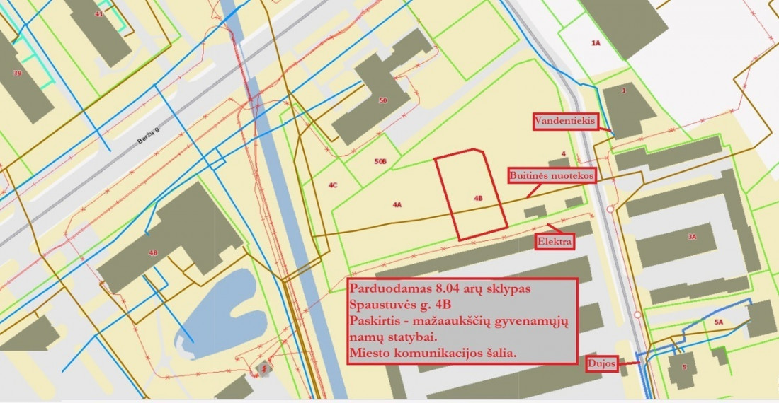 Parduodamas kitos paskirties sklypas Spaustuvės g., Žemaičiai, Panevėžio m., Panevėžio m. sav., 8.04 a ploto 1