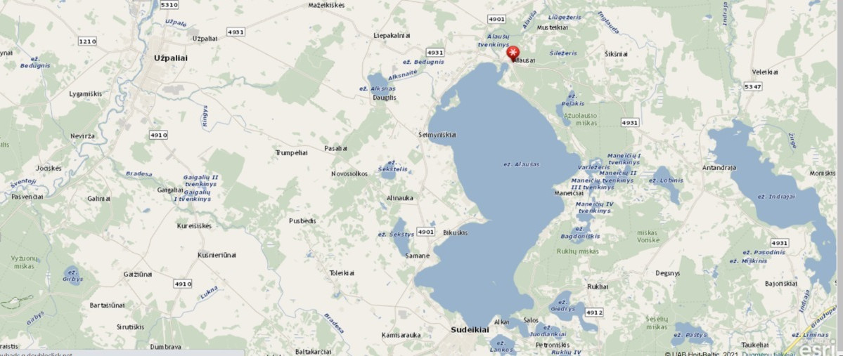 Parduodamas sklypas Alaušų k., Utenos r. sav., 36.8 a ploto 1