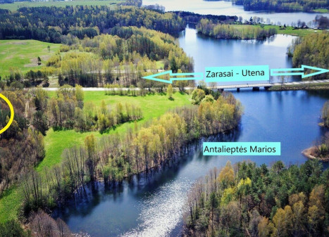 Prie Antalieptės Marių 1898m. sodyba su 0,9ha žemės