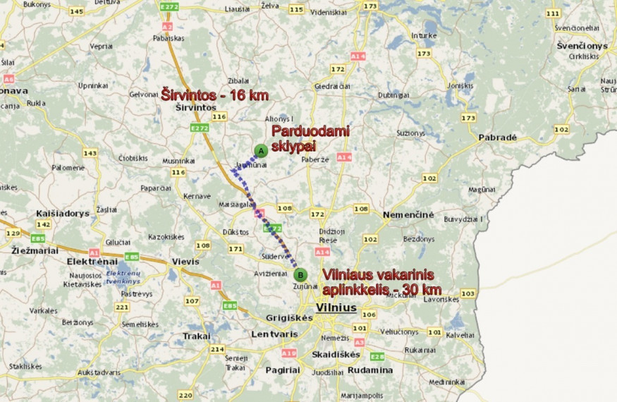 Parduodamas  sklypas Šiaulių k., Širvintų r. sav., 26.5 a ploto 24