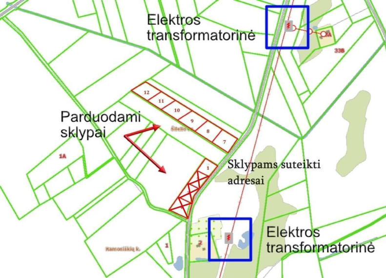Parduodamas sklypas Šiaulių k., Širvintų r. sav., 26.5 a ploto 2