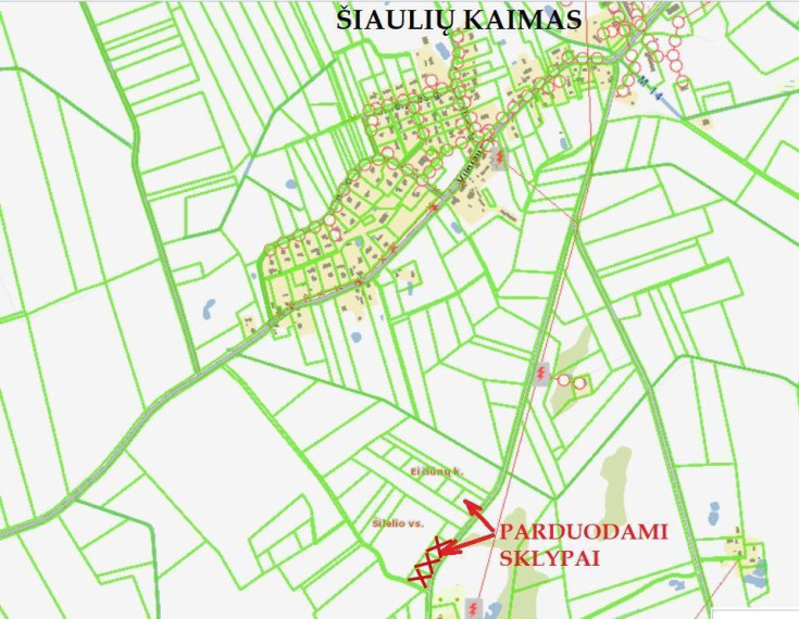 Parduodamas sklypas Šiaulių k., Širvintų r. sav., 26.5 a ploto 3