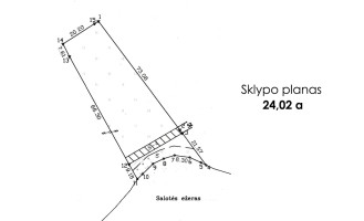 Parduodamas  sklypas Salotės k., Vilniaus r. sav., 24.02 a ploto 6
