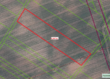 Parduodamas sklypas Žeimių k., Šiaulių r. sav., 44 a ploto