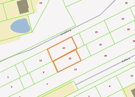 Parduodamas  sklypas Jonažolių g., Stetiškiai, Panevėžio m., Panevėžio m. sav., 6.71 a ploto