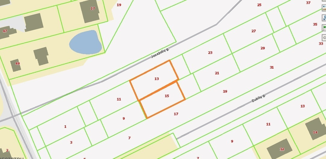 Parduodamas sklypas Jonažolių g., Stetiškiai, Panevėžio m., Panevėžio m. sav., 6.71 a ploto 1