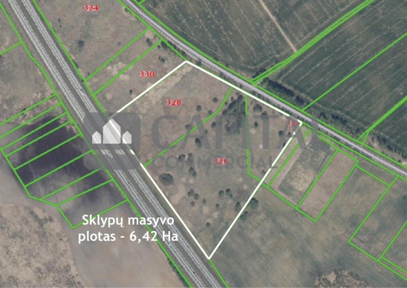 Parduodamas  sklypas Budninkų k., Vilniaus r. sav., 642 a ploto 13