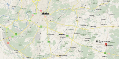 Parduodamas kitos paskirties sklypas Kunigo Povilo Ksavero Bžostovskio g., Rukainių k., Vilniaus r. sav., 12 a ploto 8