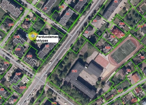 Parduodamas kitos paskirties sklypas Sukilėlių g., Centras, Šiaulių m., Šiaulių m. sav., 4.19 a ploto