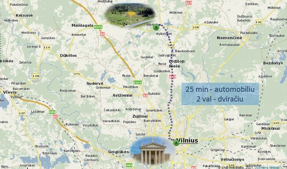Parduodamas žemės ūkio paskirties sklypas Mikulionių k., Vilniaus r. sav., 81 a ploto 12