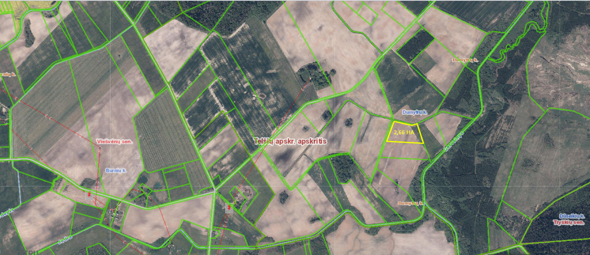 Parduodamas sklypas Dumytrų k., 266 a ploto 2