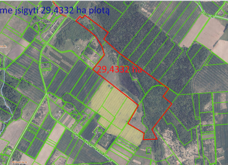 Parduodamas sklypas Bulėnų k., 786 a ploto