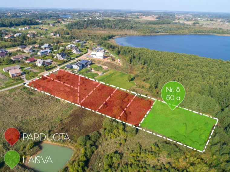Parduodamas sklypas Riešės g., Sudervės k., Vilniaus r. sav., 50 a ploto 2