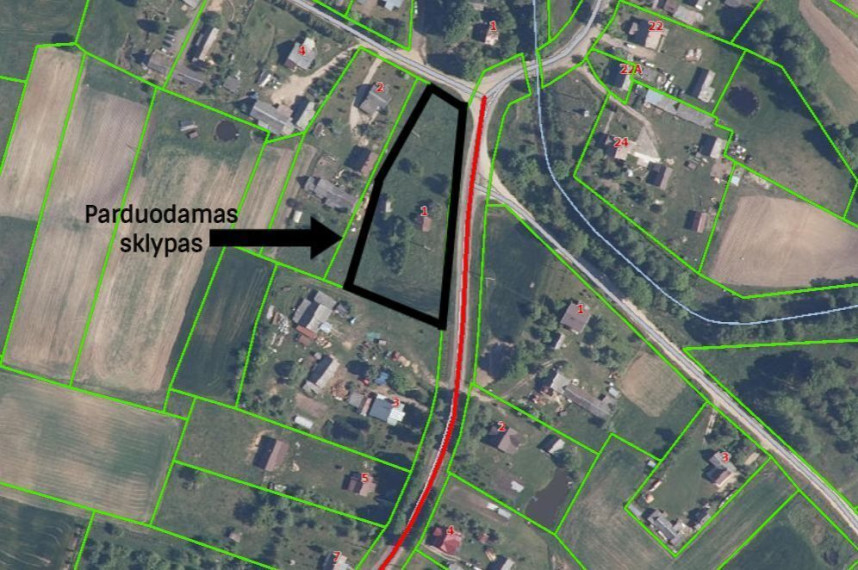 Parduodamas namas Nedzingės, Nedzingės k., Varėnos r. sav., 36.98 m2 ploto, 1 aukštai 7