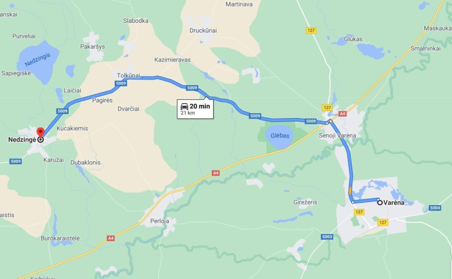Parduodamas namas Nedzingės, Nedzingės k., Varėnos r. sav., 36.98 m2 ploto, 1 aukštai 9