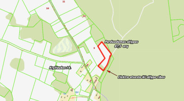 Parduodamas  sklypas Kryžiaukos I k., Širvintų r. sav., 87.5 a ploto 7