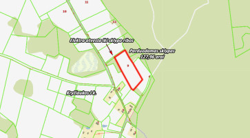 Parduodamas  sklypas Kryžiaukos I k., Širvintų r. sav., 127.96 a ploto 6