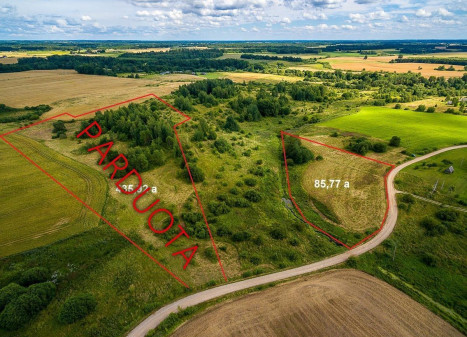 Parduodamas  sklypas Grigiškių k., Širvintų r. sav., 85.77 a ploto