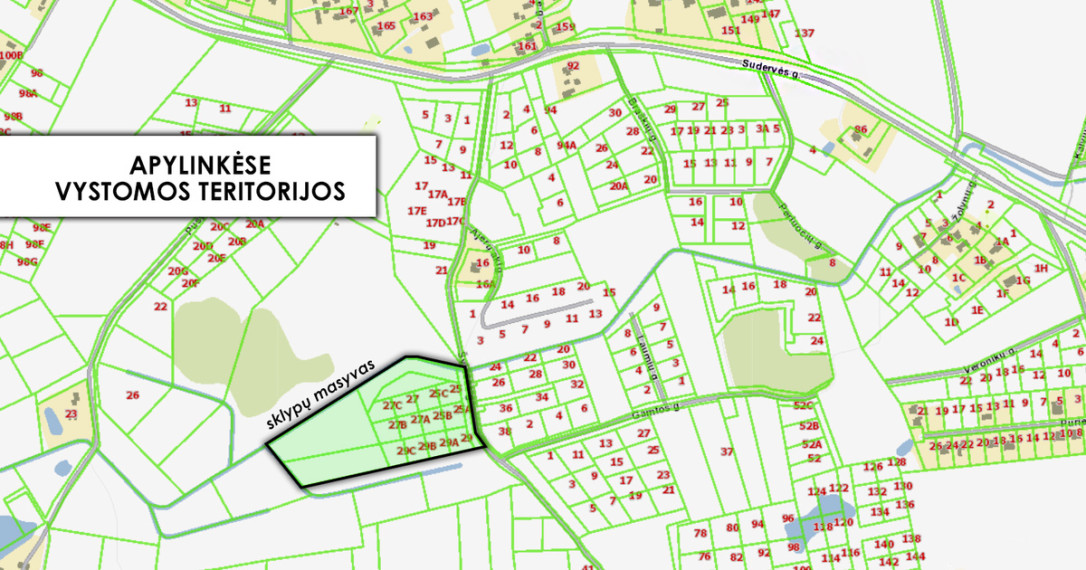 Parduodamas sklypas Šviesos g., Pikutiškių k., Vilniaus r. sav., 315.45 a ploto 6