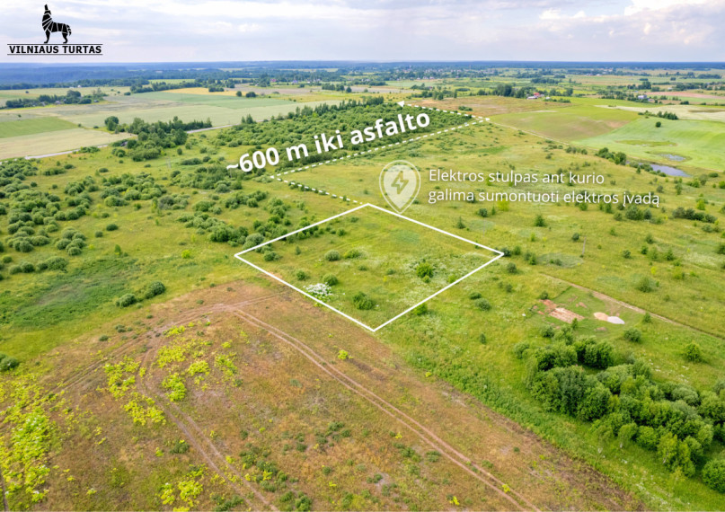 Parduodamas kitos paskirties sklypas Airėnų II k., Vilniaus r. sav., 50 a ploto 4
