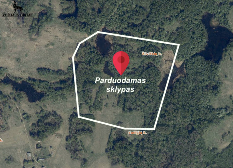 Parduodamas  sklypas Žilviškių k., Vilniaus r. sav., 1079 a ploto