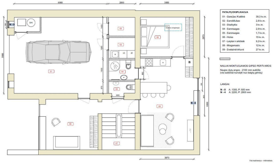 Parduodamas namas Vytauto g., Palanga, Palangos m., Palangos m. sav., 238.95 m2 ploto, 3 aukštai 25