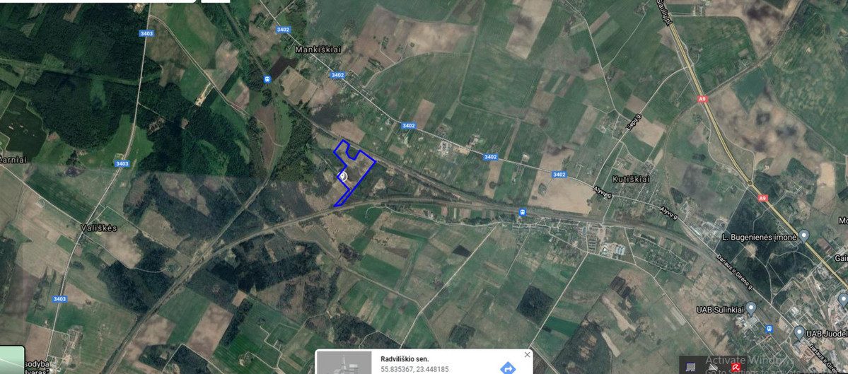 Parduodamas sklypas Mankiškių k., 948 a ploto 2
