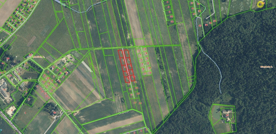 Parduodamas sklypas Lauko g., Pyplių k., Kauno r. sav., 13.67 a ploto 1