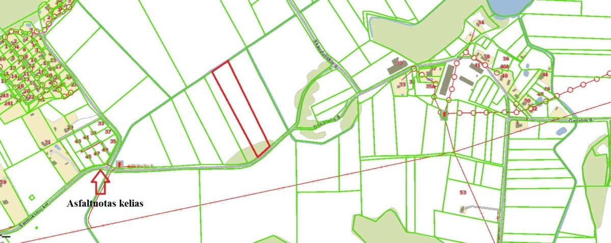 Parduodamas sklypas Skauduliškių k., Vilniaus r. sav., 150 a ploto 1