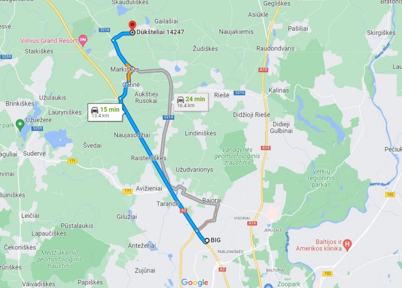 Parduodamas sklypas Skauduliškių k., Vilniaus r. sav., 150 a ploto 2