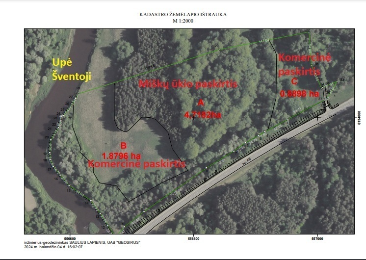 Parduodamas sklypas Knitiškių k., Ukmergės r. sav., 748.76 a ploto 3
