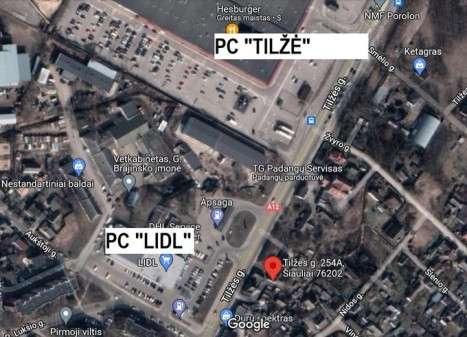 Parduodamas butas Vilniaus g., Centras, Šiaulių m., Šiaulių m. sav., 28.55 m2 ploto, 1 kambariai