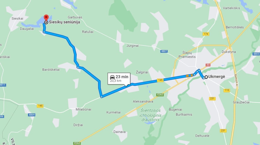 Parduodamas sklypas Siesikų mstl., Ukmergės r. sav., 162.38 a ploto 3