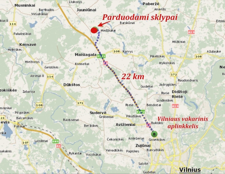 Parduodamas  sklypas Pociūnų k., Širvintų r. sav., 116 a ploto 24