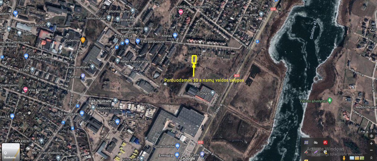 Parduodamas sklypas Vinkšnos g., Centre, Šiauliuose, 10 a ploto 3