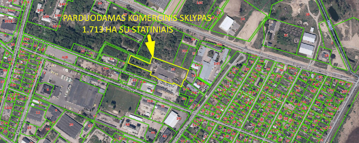 Parduodamos patalpos 1461.22 kv.m ploto ir 1,713 ha sklypas Pakruojo g., Šiauliuose, 32