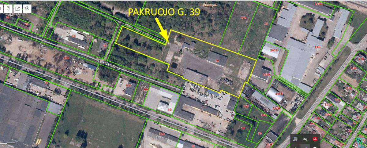 Nuomojamos patalpos-garažai Pakruojo g., Centre, Šiauliuose, 1461.22 kv.m ploto 23