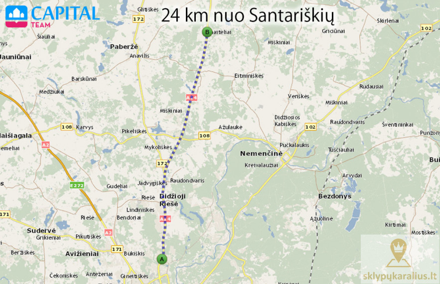 Parduodamas  sklypas Žemaitėlių vs., Vilniaus r. sav., 105 a ploto 19