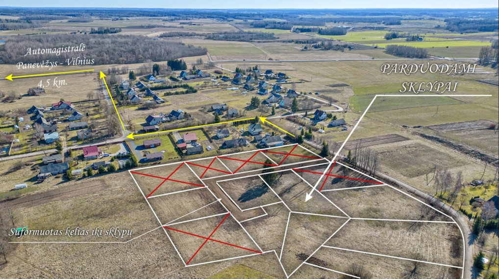 Parduodamas  sklypas Smailių g., Vileikiškių k., Širvintų r. sav., 13.01 a ploto 1